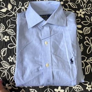 (177)NWT Mens long sleeve casual shirt by Polo Ralph Lauren. Size 14 1/2-32/33